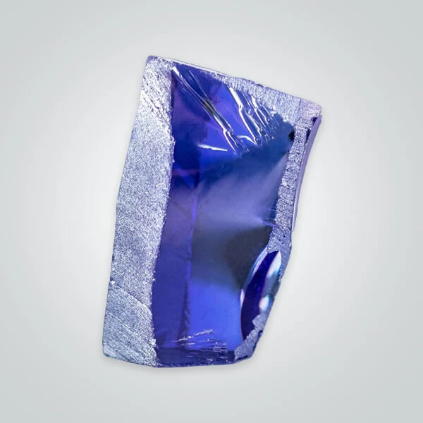 lab created Rough Tanzanite