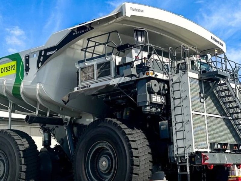 Liebherr and Fortescue Launch Hydrogen-Powered Haul Truck