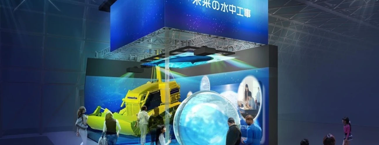 Underwater Construction Will Be Komatsu’s Theme at Expo 2025