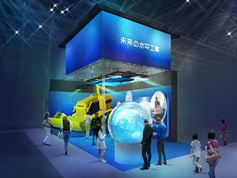 Underwater Construction Will Be Komatsu’s Theme at Expo 2025