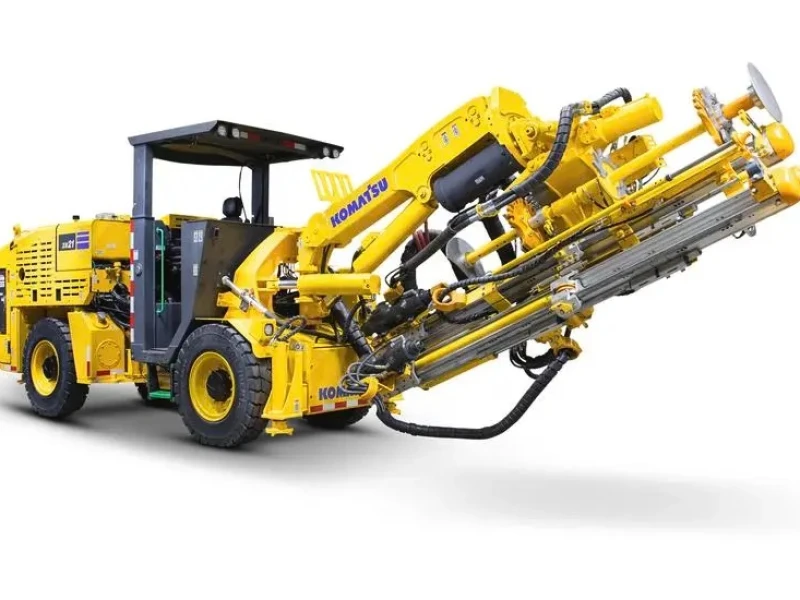 Komatsu launches first ever electric drilling, bolting rigs